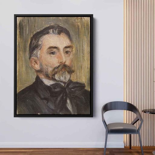 Portrait of Stephane Mallarme (1892) by Pierre-Auguste Renoir - Canvas Artwork