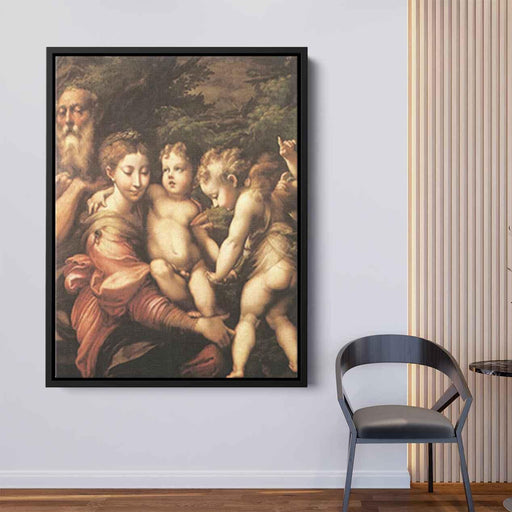 Rest on the Flight to Egypt (1524) by Parmigianino - Canvas Artwork