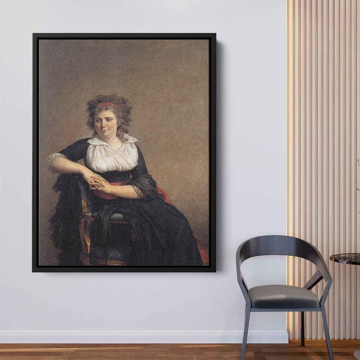 Robertine Tourteau, Marquise d'Orvilliers by Jacques-Louis David - Canvas Artwork