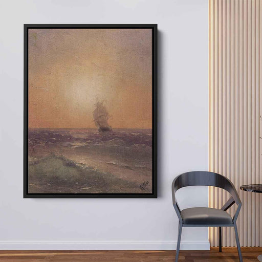 Sea view by Ivan Aivazovsky - Canvas Artwork