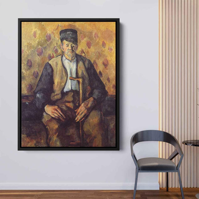 Seated Peasant (1904) by Paul Cezanne - Canvas Artwork