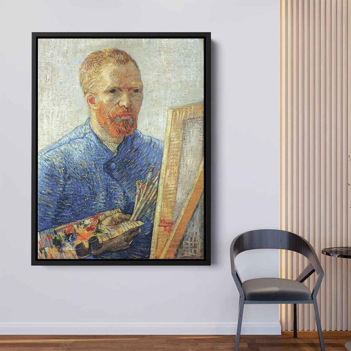 Self Portrait as an Artist (1888) by Vincent van Gogh - Canvas Artwork