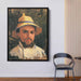 Self-Portrait with Pith Helmet (1873) by Gustave Caillebotte - Canvas Artwork