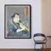 Shakuhachi player by Utagawa Kuniyoshi - Canvas Artwork