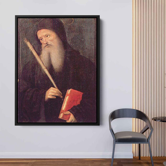 St. Benedict (1498) by Pietro Perugino - Canvas Artwork