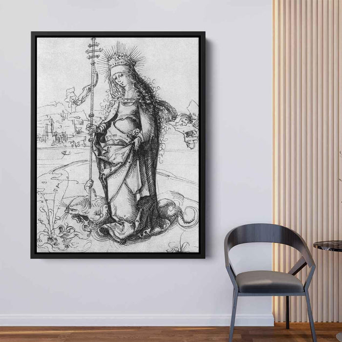 St. Margaret (1499) by Albrecht Durer - Canvas Artwork