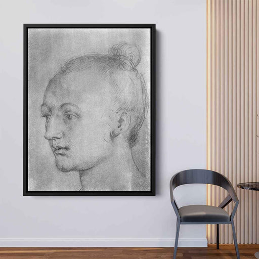 Studies on a great picture of Mary" Head of a Young Girl" by Albrecht Durer - Canvas Artwork