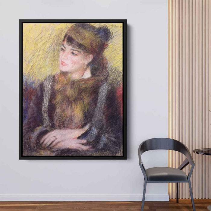 Study of a Woman by Pierre-Auguste Renoir - Canvas Artwork