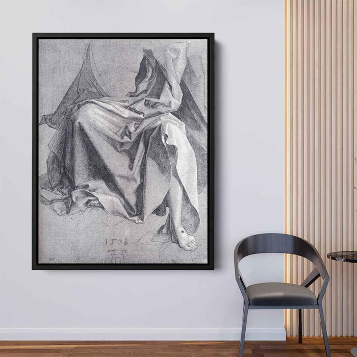 Study Of Drapery (1508) by Albrecht Durer - Canvas Artwork