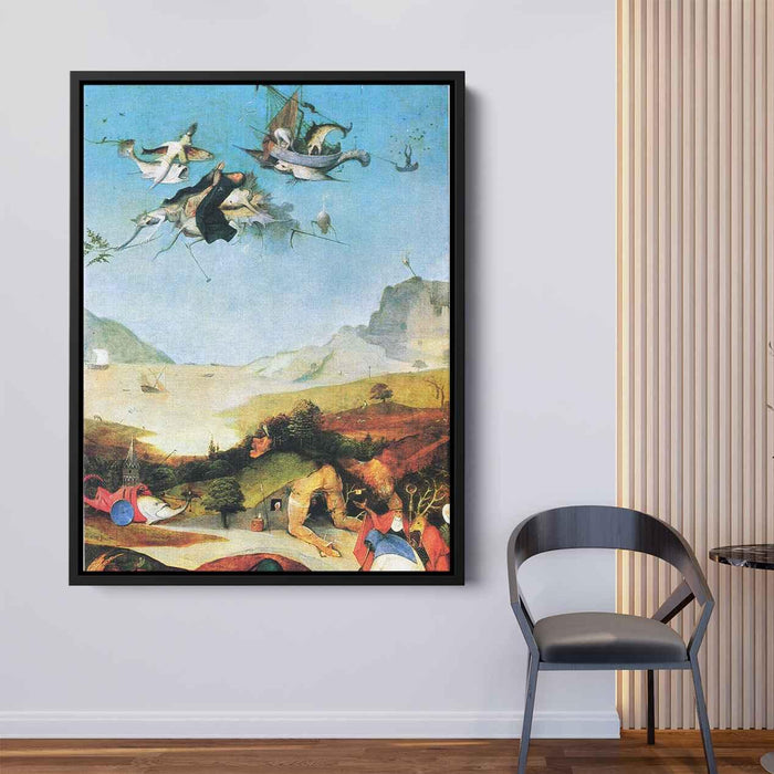 Temptation of St. Anthony (1506) by Hieronymus Bosch - Canvas Artwork