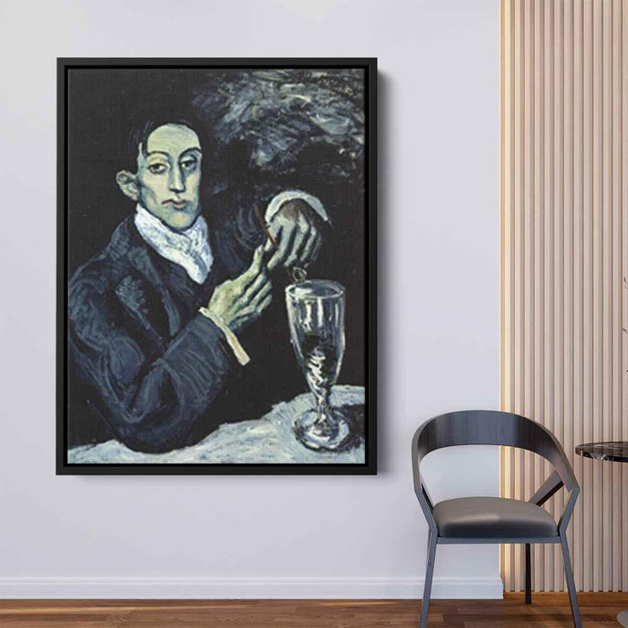 The Absinthe Drinker (Portrait of Angel Fernandez de Soto) (1903) by Pablo Picasso - Canvas Artwork