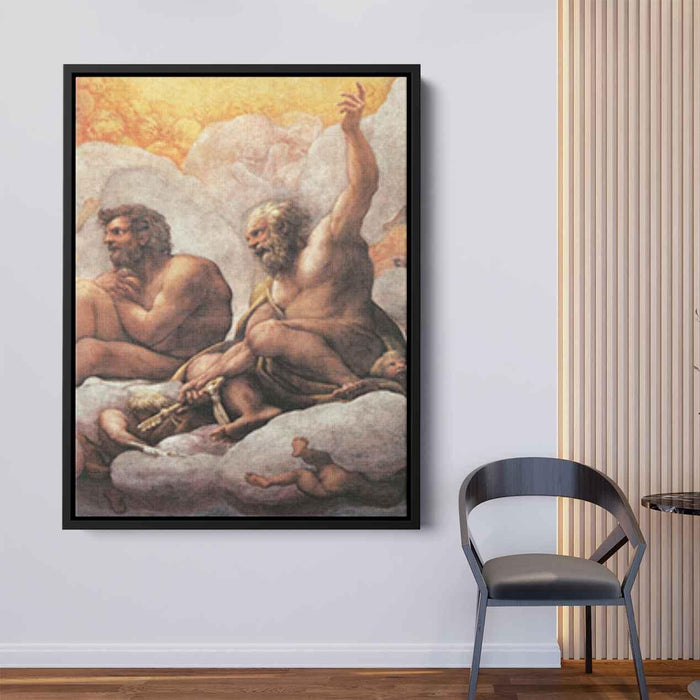The Apostles Peter and Paul (1524) by Correggio - Canvas Artwork