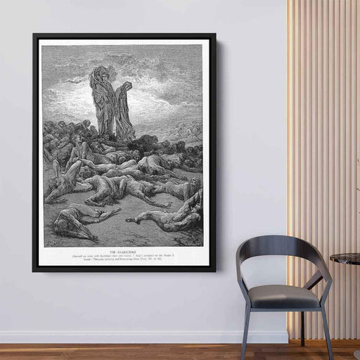 The Avaricious by Gustave Dore - Canvas Artwork