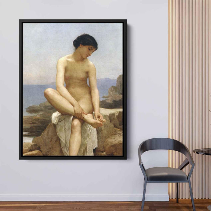 The Bather (1879) by William-Adolphe Bouguereau - Canvas Artwork