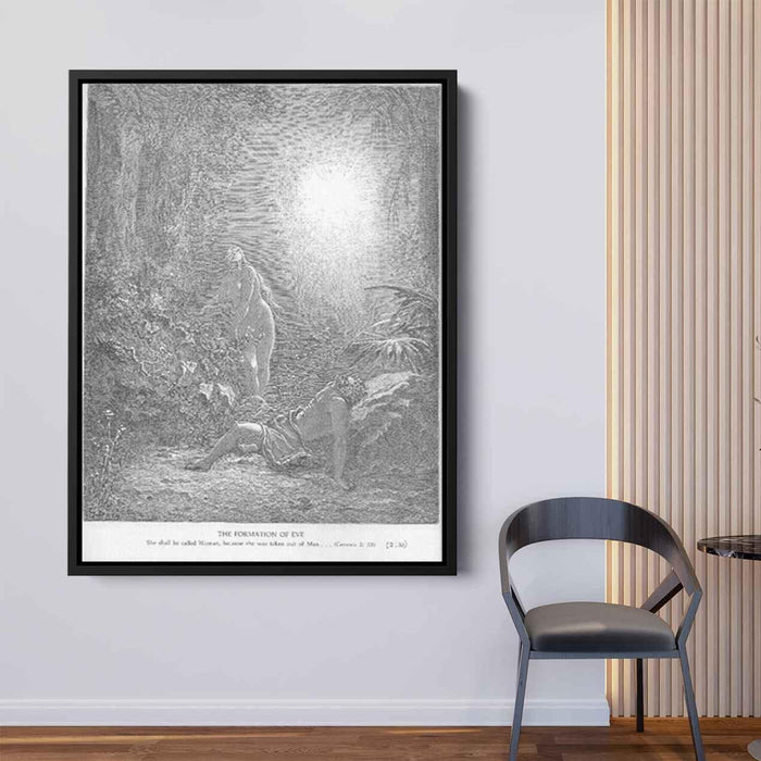 The Creation of Eve by Gustave Dore - Canvas Artwork
