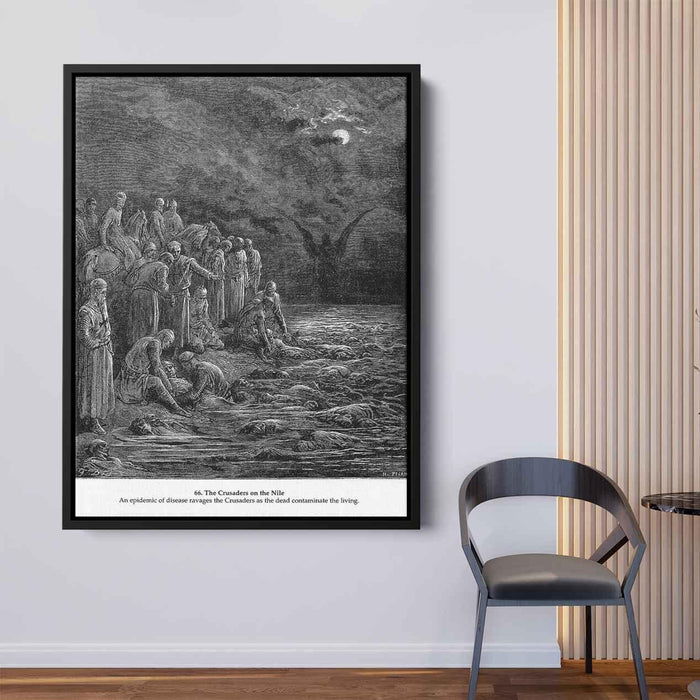 The Crusaders on the Nile by Gustave Dore - Canvas Artwork