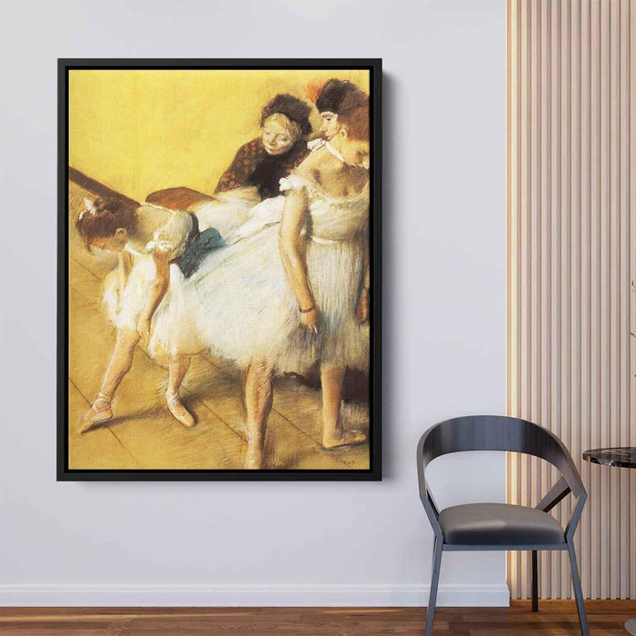 The Dancing Examination (1880) by Edgar Degas - Canvas Artwork