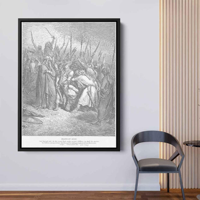 The Death of Agag by Gustave Dore - Canvas Artwork