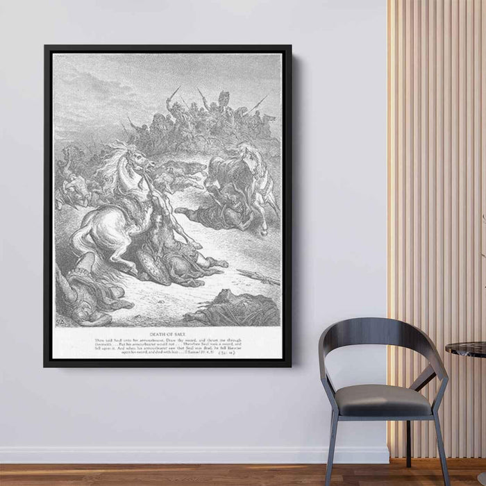 The Death of Saul by Gustave Dore - Canvas Artwork