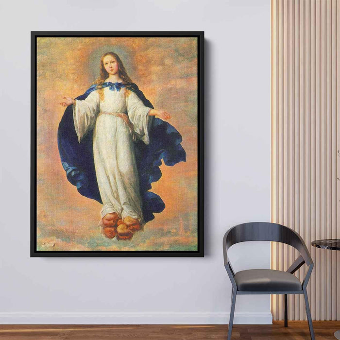 The Immaculate Conception (1661) by Francisco de Zurbaran - Canvas Artwork