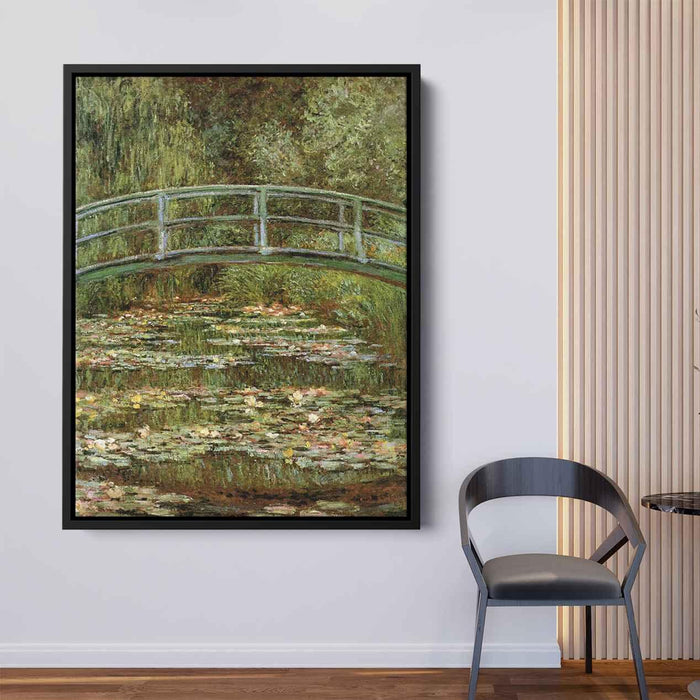 The Japanese Bridge (1899) by Claude Monet - Canvas Artwork