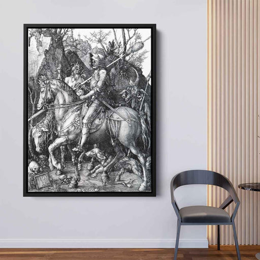 The Knight, Death and the Devil by Albrecht Durer - Canvas Artwork