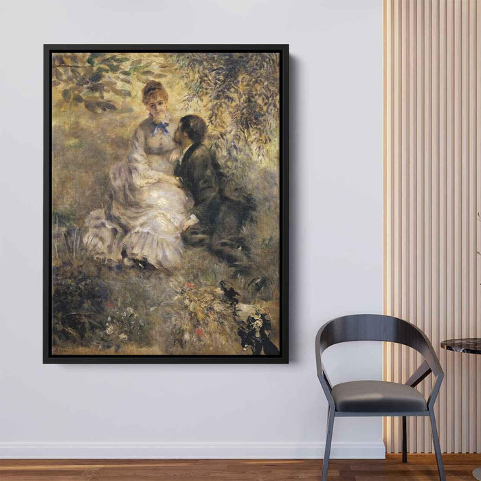 The Lovers (1875) by Pierre-Auguste Renoir - Canvas Artwork