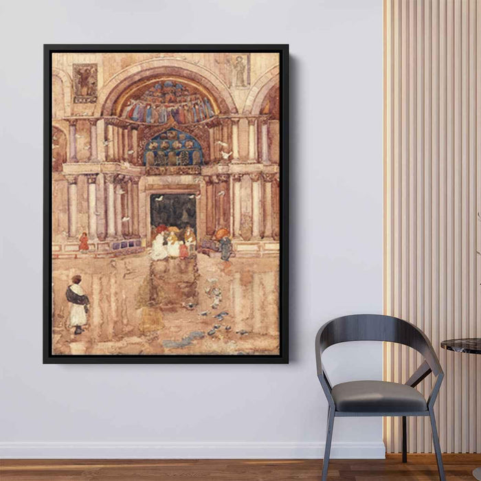 The Porch with the Old Mosaics, St. Mark's, Venice by Maurice Prendergast - Canvas Artwork