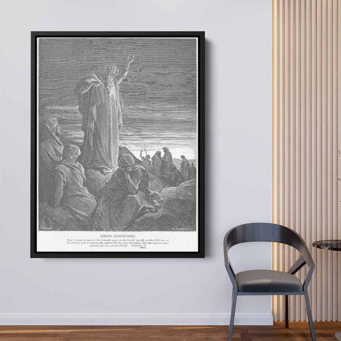 The Prophet Ezekiel by Gustave Dore - Canvas Artwork