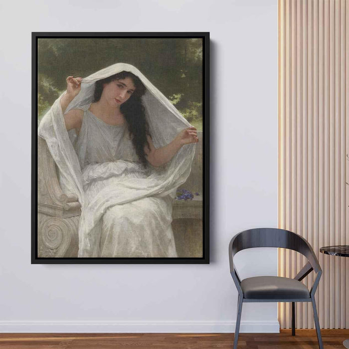 The Veil (1898) by William-Adolphe Bouguereau - Canvas Artwork