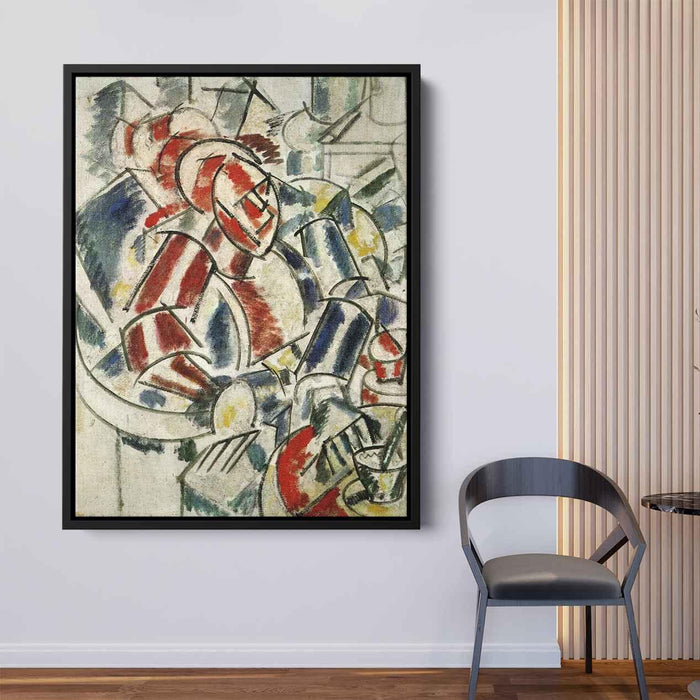 The Woman with the armchair (1913) by Fernand Leger - Canvas Artwork