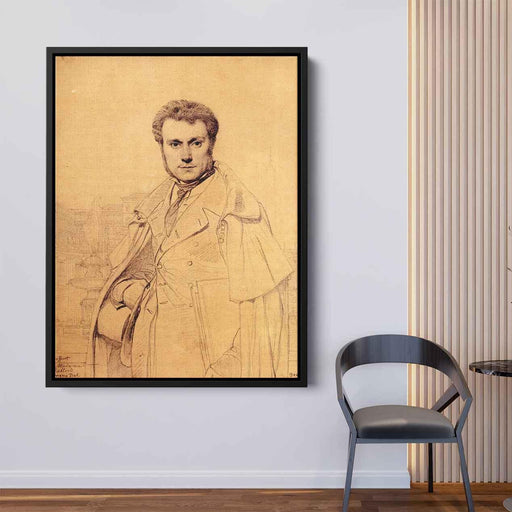 Victor Baltard by Jean Auguste Dominique Ingres - Canvas Artwork