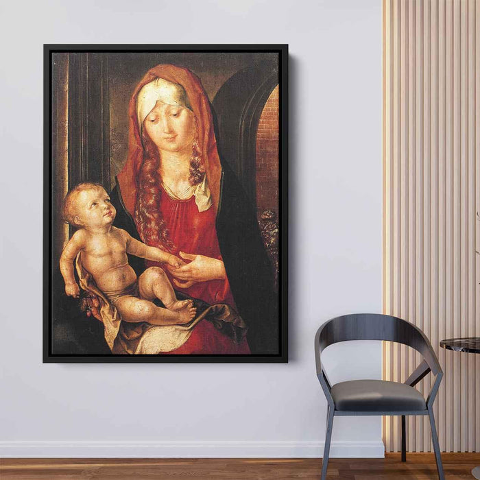 Virgin and Child before an Archway (1496) by Albrecht Durer - Canvas Artwork