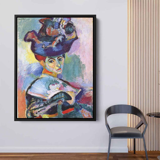 Woman with a Hat (1905) by Henri Matisse - Canvas Artwork