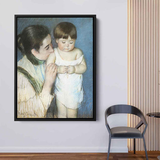 Young Thomas And His Mother (1893) by Mary Cassatt - Canvas Artwork