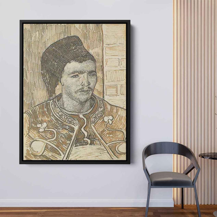 Zouave, Half-Figure by Vincent van Gogh - Canvas Artwork