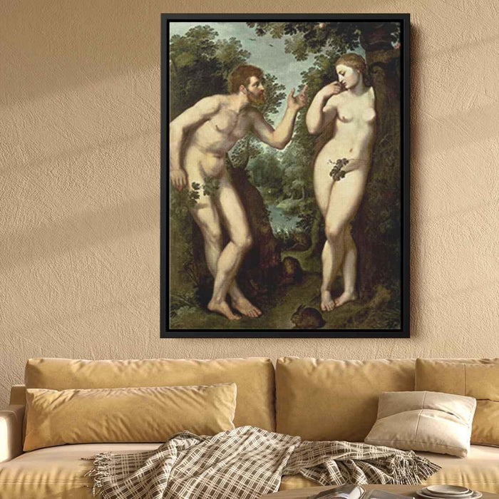 Adam and Eve (1597) by Peter Paul Rubens - Canvas Artwork