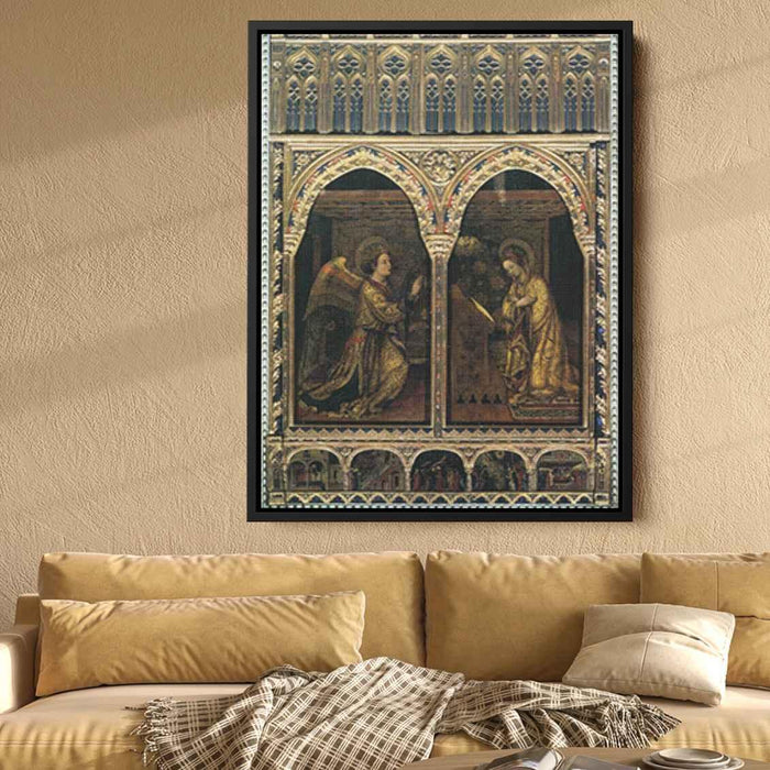 Annunciation (1444) by Jacopo Bellini - Canvas Artwork