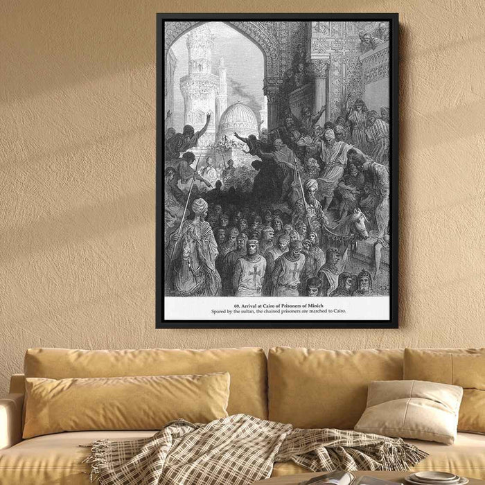 Arrival at Cairo of Prisoners of Minich by Gustave Dore - Canvas Artwork
