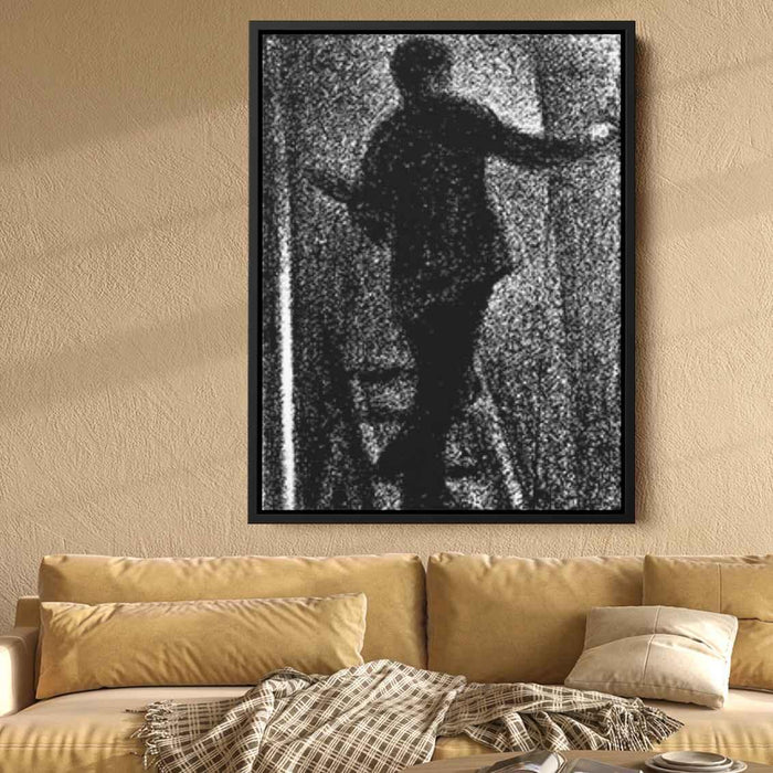 Artist at work (1884) by Georges Seurat - Canvas Artwork