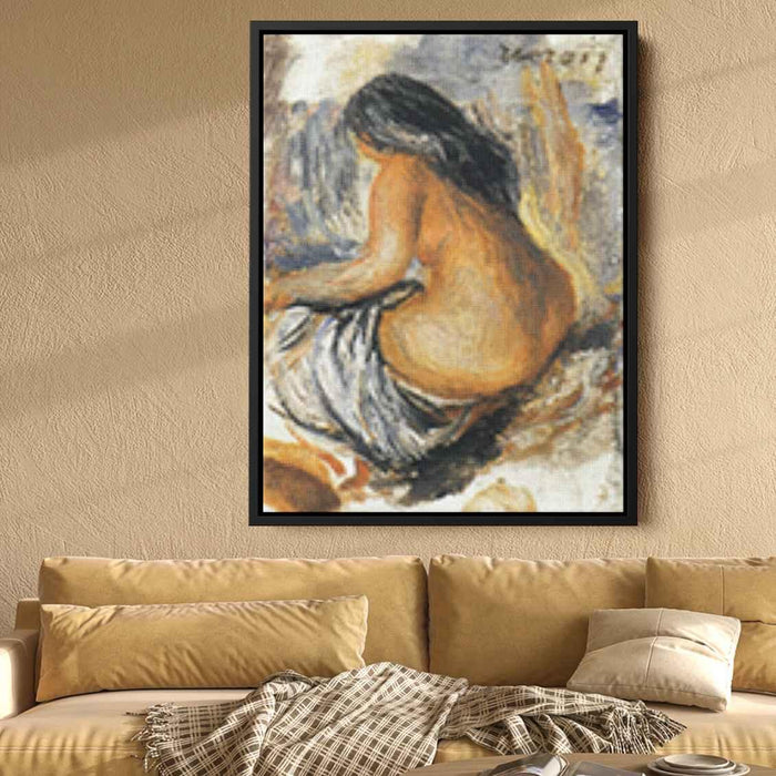 Bather from the Back by Pierre-Auguste Renoir - Canvas Artwork