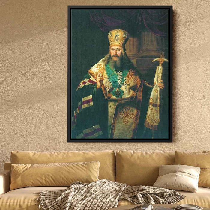 Bishop of the Russian Orthodox Church by Vladimir Borovikovsky - Canvas Artwork