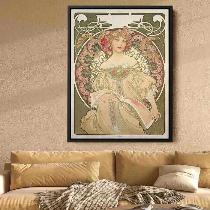 Reverie (1897) by Alphonse Mucha - Canvas Artwork