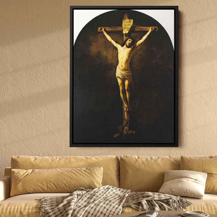 Christ on the Cross (1631) by Rembrandt - Canvas Artwork