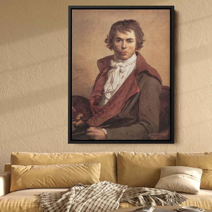 Self Portrait (1794) by Jacques-Louis David - Canvas Artwork