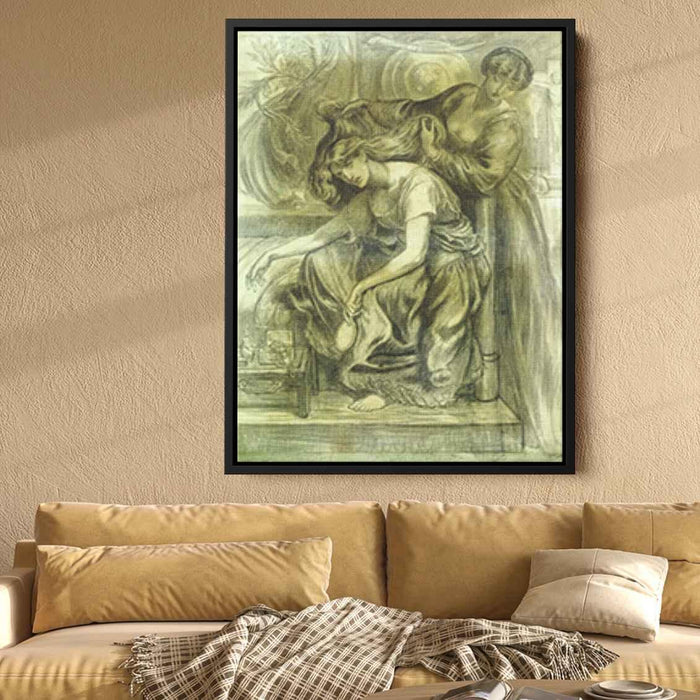 Desdemona`s Death Song by Dante Gabriel Rossetti - Canvas Artwork