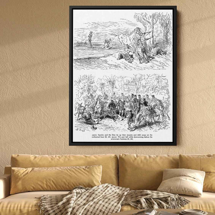 Don Quixote by Gustave Dore - Canvas Artwork