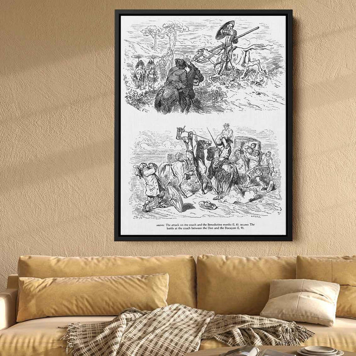 Don Quixote by Gustave Dore - Canvas Artwork