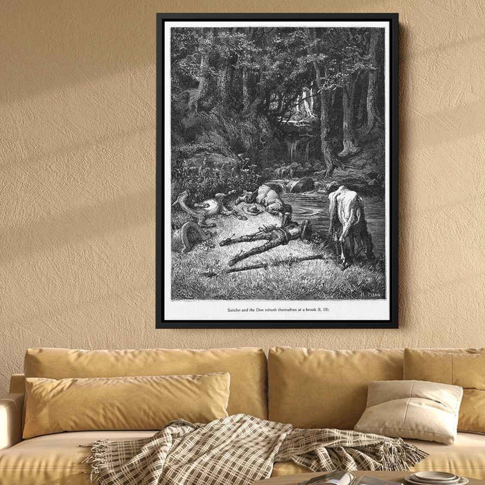 Don Quixote by Gustave Dore - Canvas Artwork