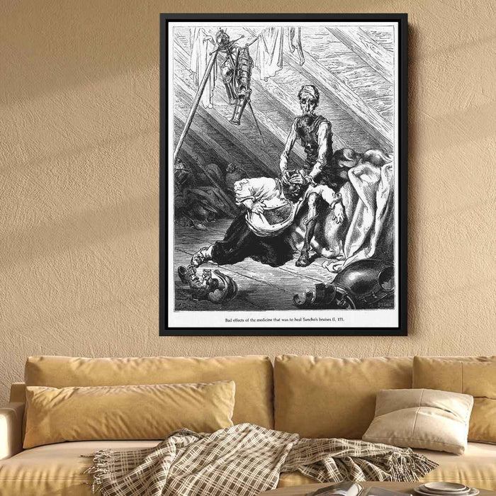 Don Quixote by Gustave Dore - Canvas Artwork